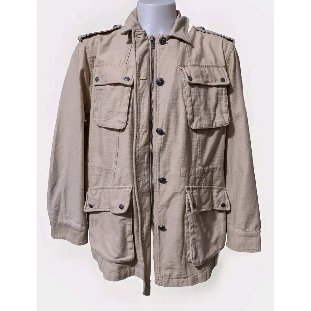 Chelsea DeBoer Jacket XXL Women Military Style Gorp Cabin Core Utility Tan Cargo
